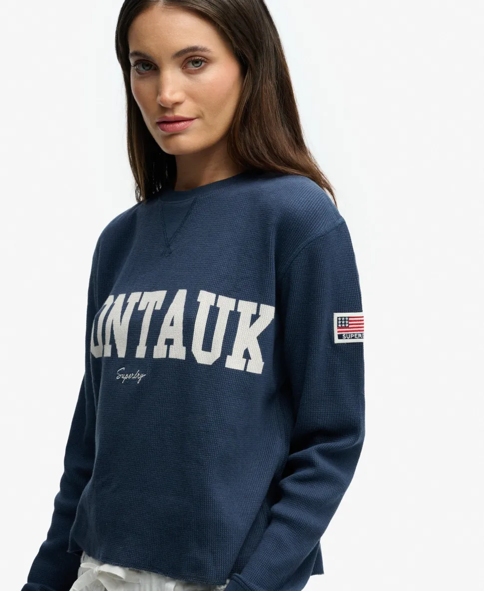 Athletic Essential Graphic Long Sleeve Top