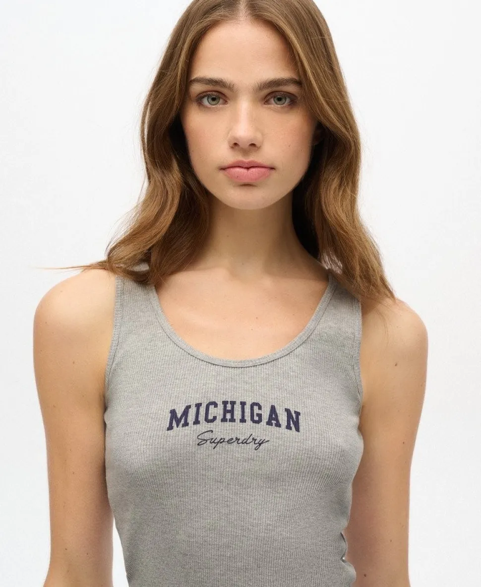 Athletic Essential Graphic Vest Top