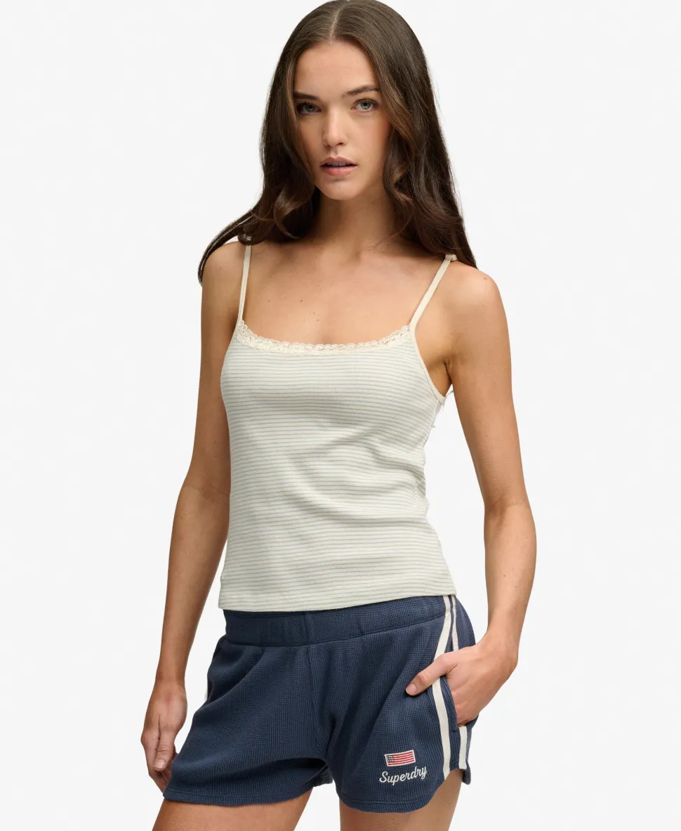 Athletic Essential Lace Cami Top