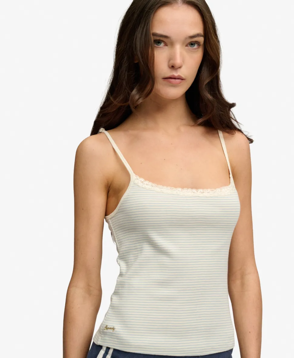 Athletic Essential Lace Cami Top