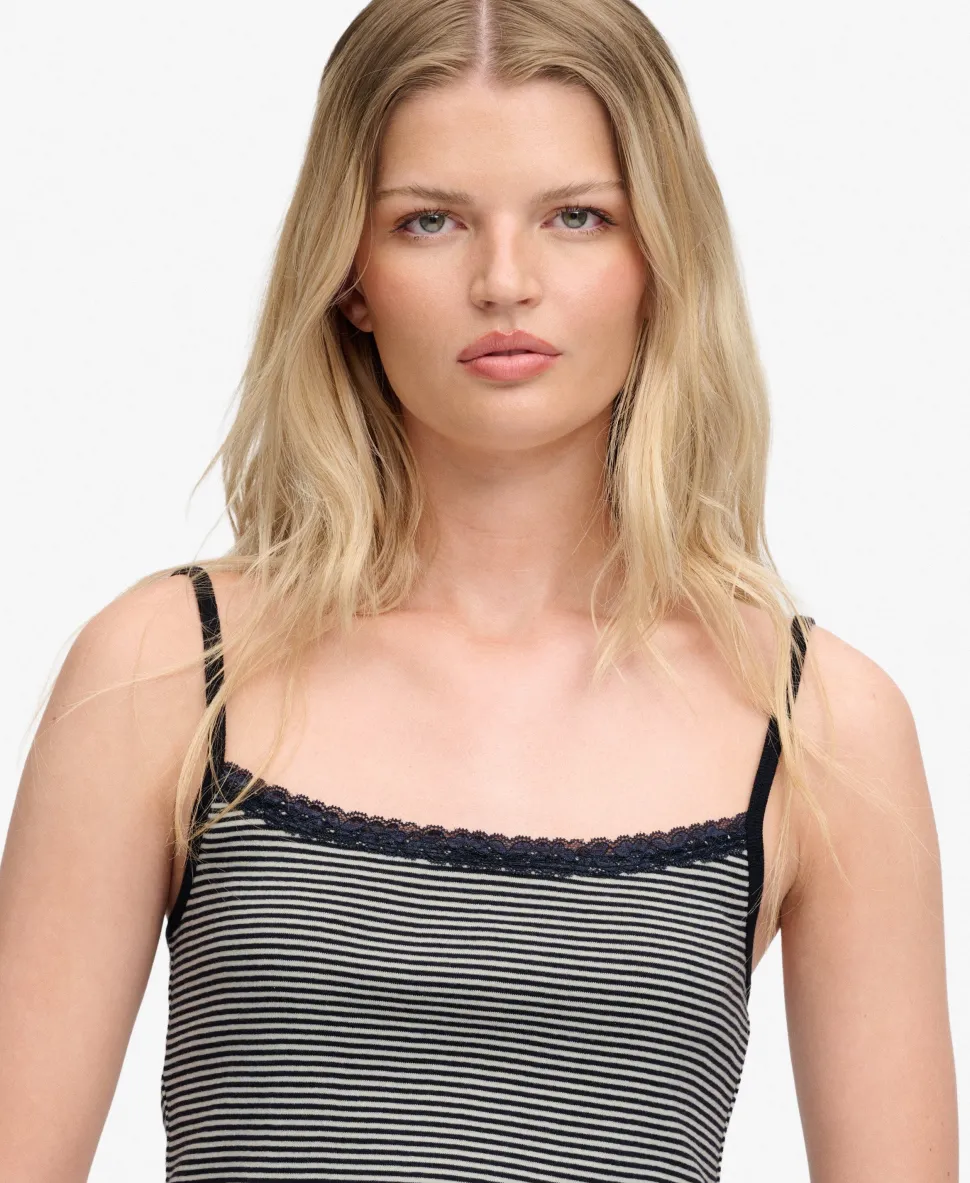 Athletic Essential Lace Cami Top