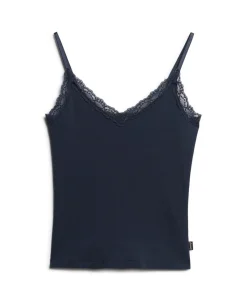 Athletic Essential Lace Trim Cami Top