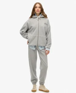 Athletic Essential Oversized Zip Hoodie