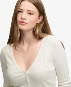 Athletic Essential Pointelle Cardigan