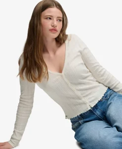 Athletic Essential Pointelle Cardigan
