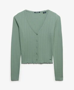 Athletic Essential Pointelle Cardigan