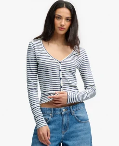 Athletic Essential Pointelle Cardigan