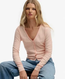 Athletic Essential Pointelle Cardigan