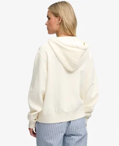 Athletic Essential Relaxed Crop Zip Hoodie