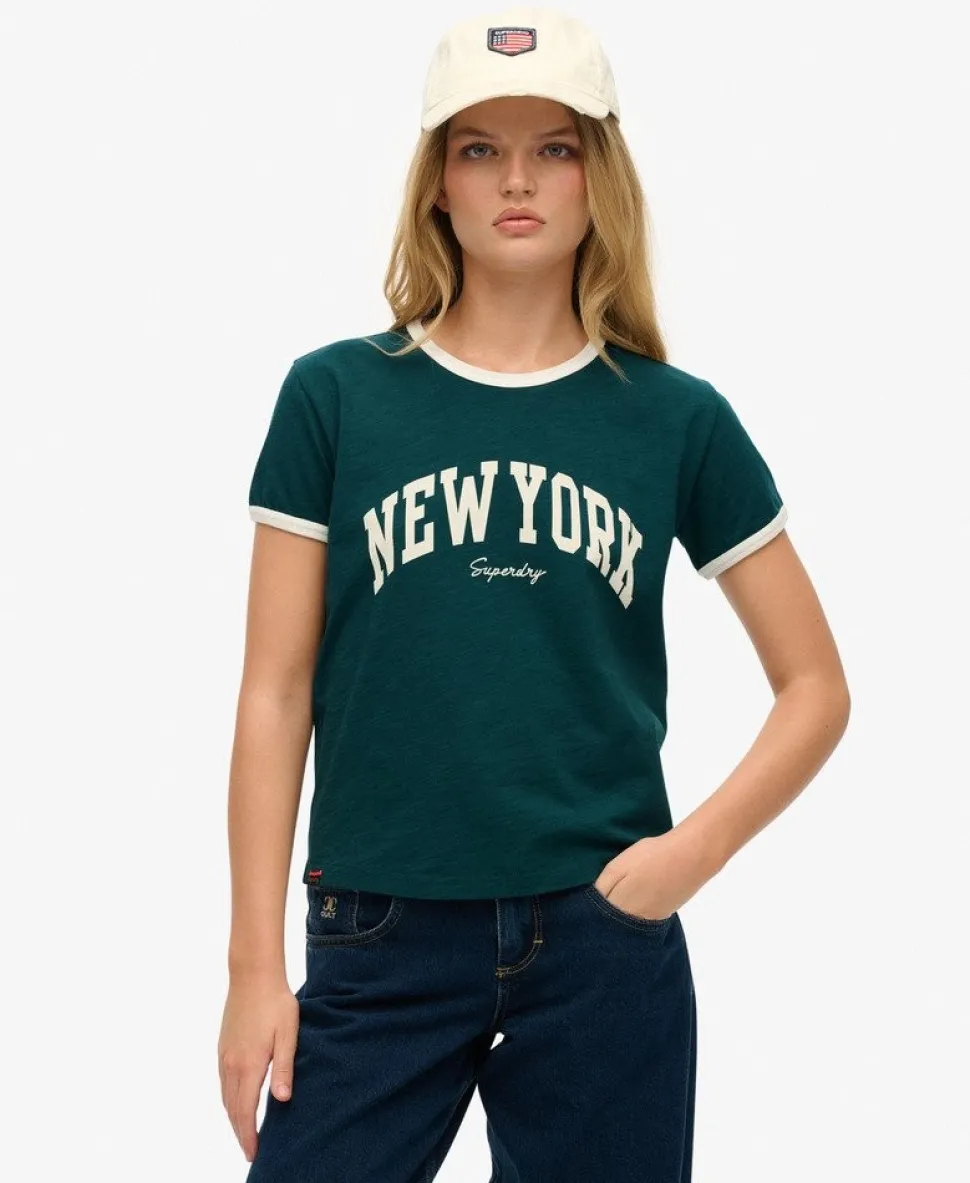 Athletic Essential Ringer Fitted T-Shirt