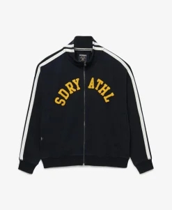 Athletic Essentials Applique Loose Zip Track Top