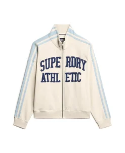 Athletic Essentials Applique Loose Zip Track Top