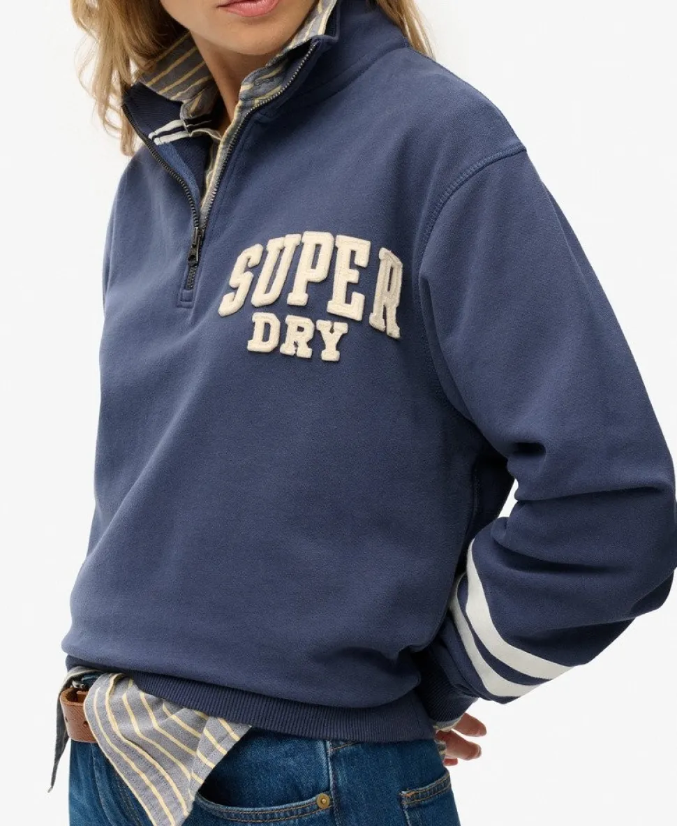 Athletic Essentials Applique Half Zip Sweatshirt