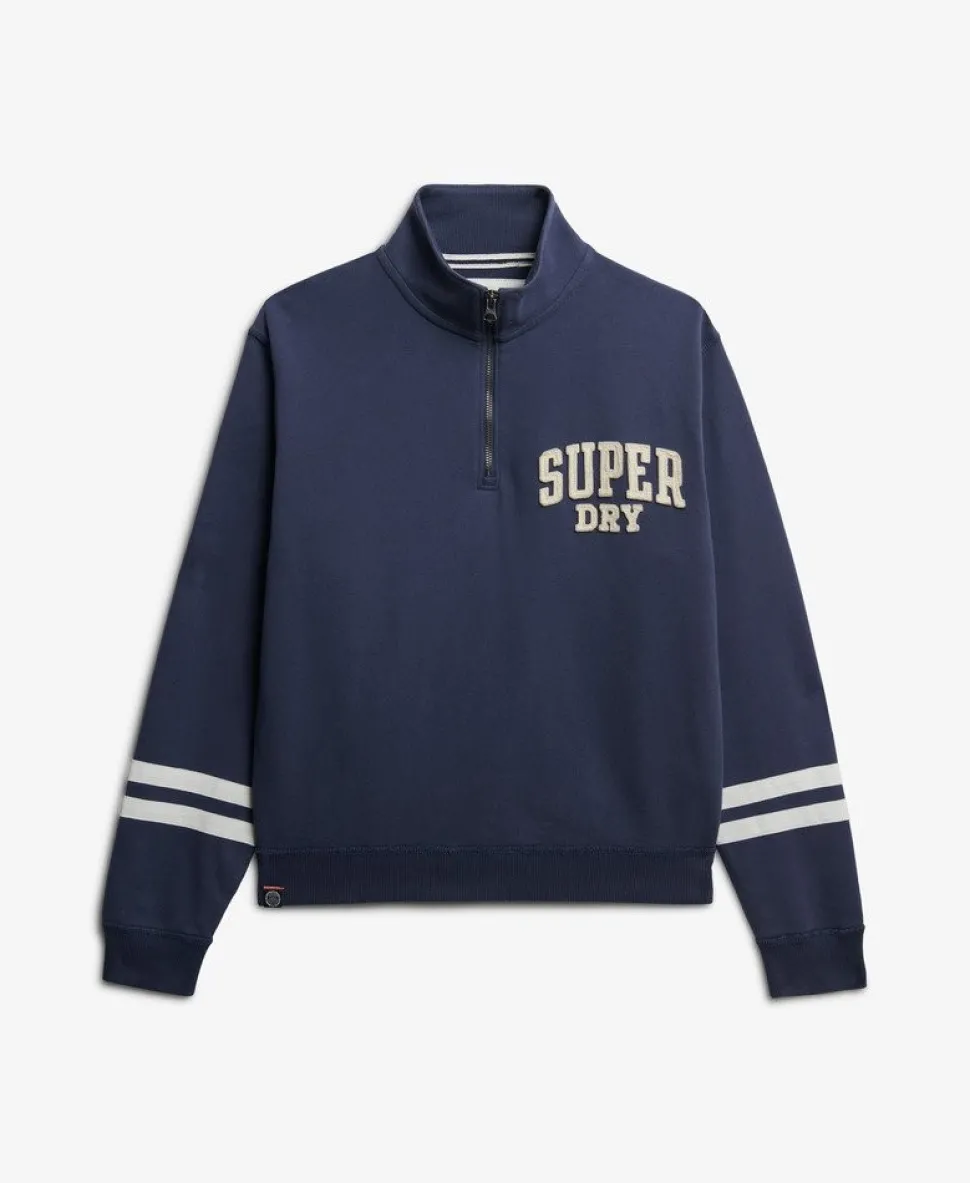 Athletic Essentials Applique Half Zip Sweatshirt