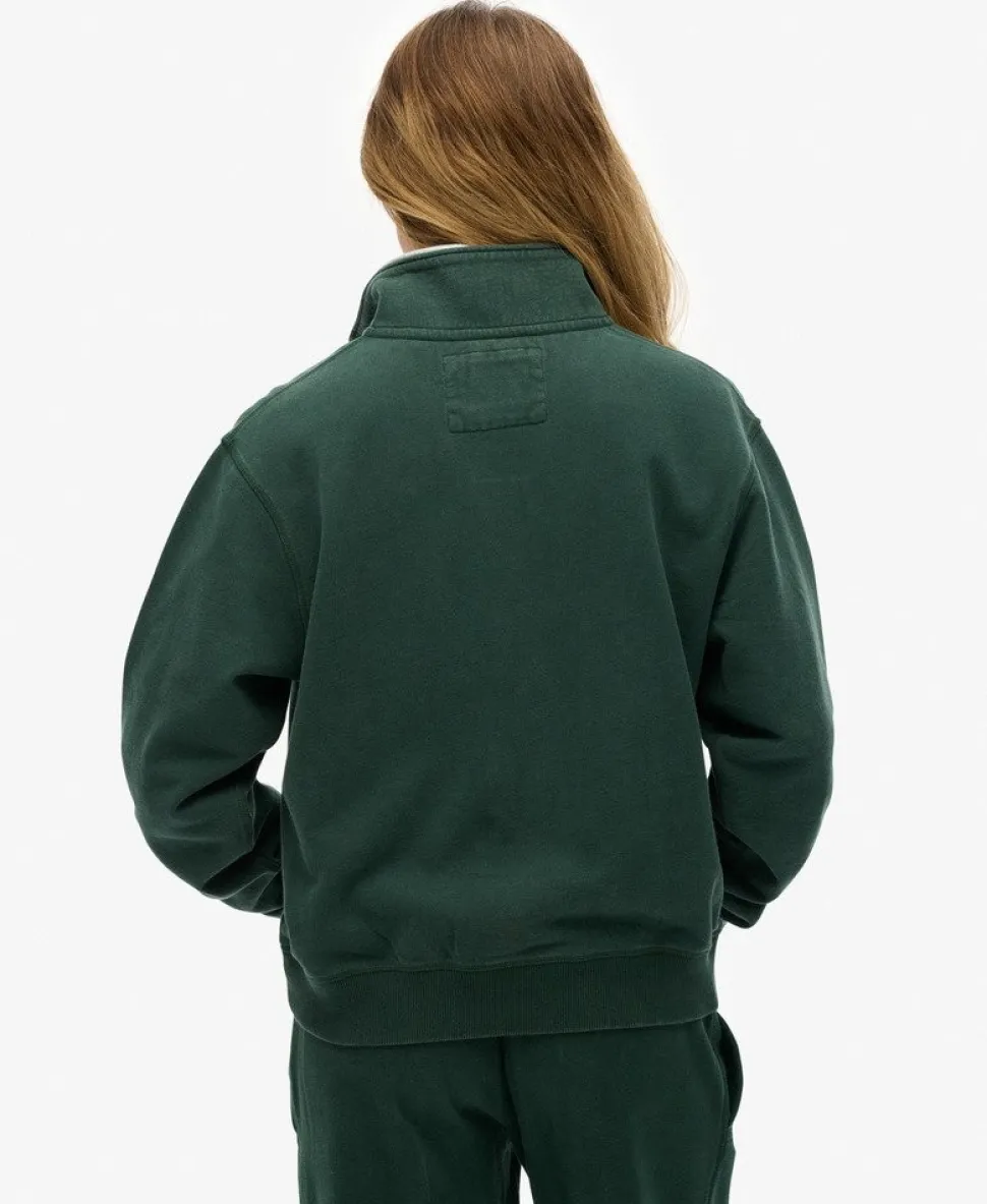 Athletic Essentials Applique Half Zip Sweatshirt