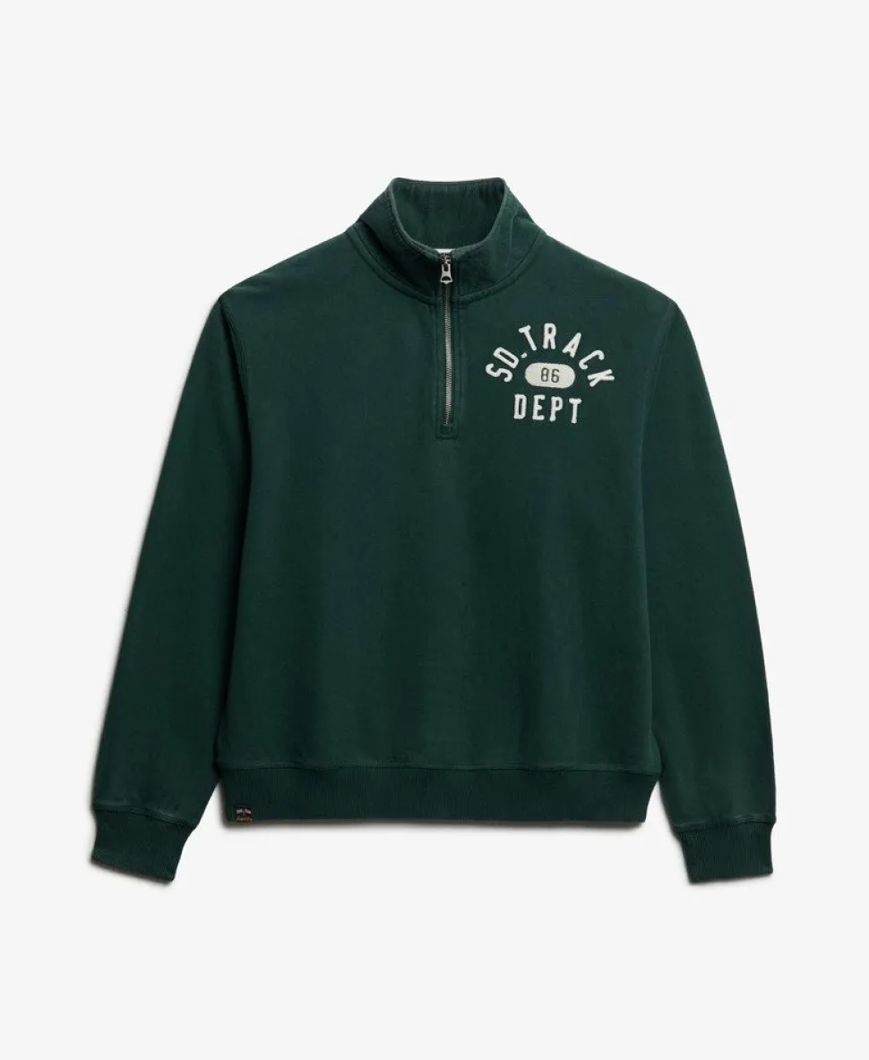 Athletic Essentials Applique Half Zip Sweatshirt