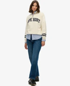 Athletic Essentials Applique Half Zip Sweatshirt