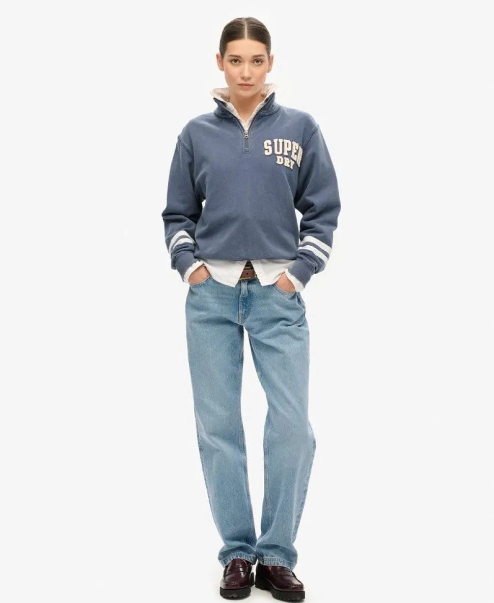 Athletic Essentials Applique Half Zip Sweatshirt