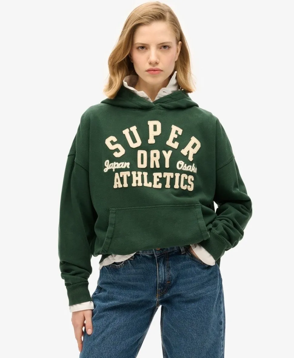 Athletic Essentials Applique Oversized Hoodie