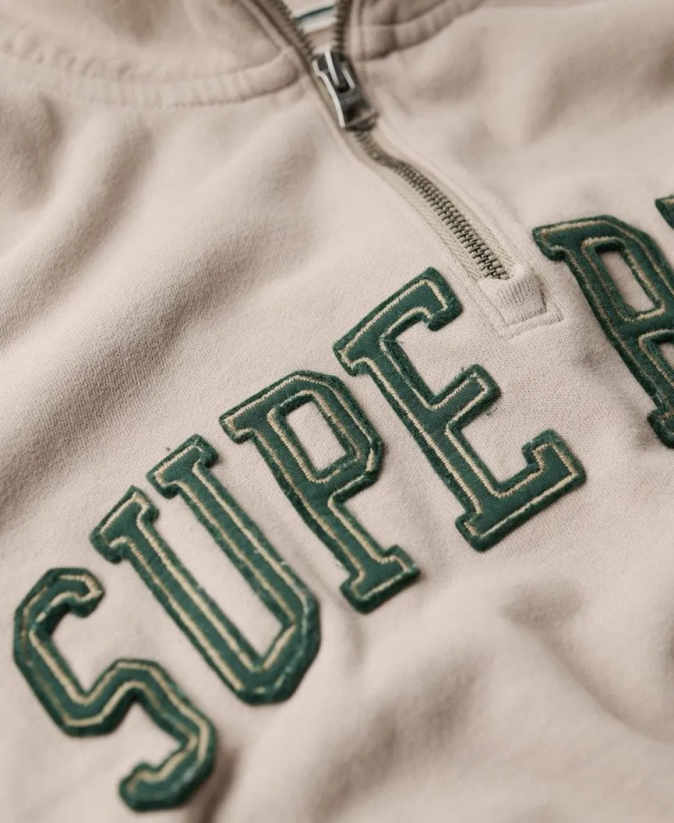 Athletic Essentials Applique Half Zip Sweatshirt