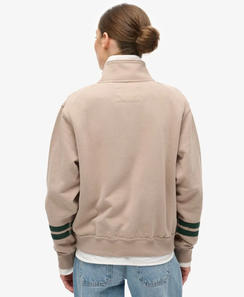 Athletic Essentials Applique Half Zip Sweatshirt