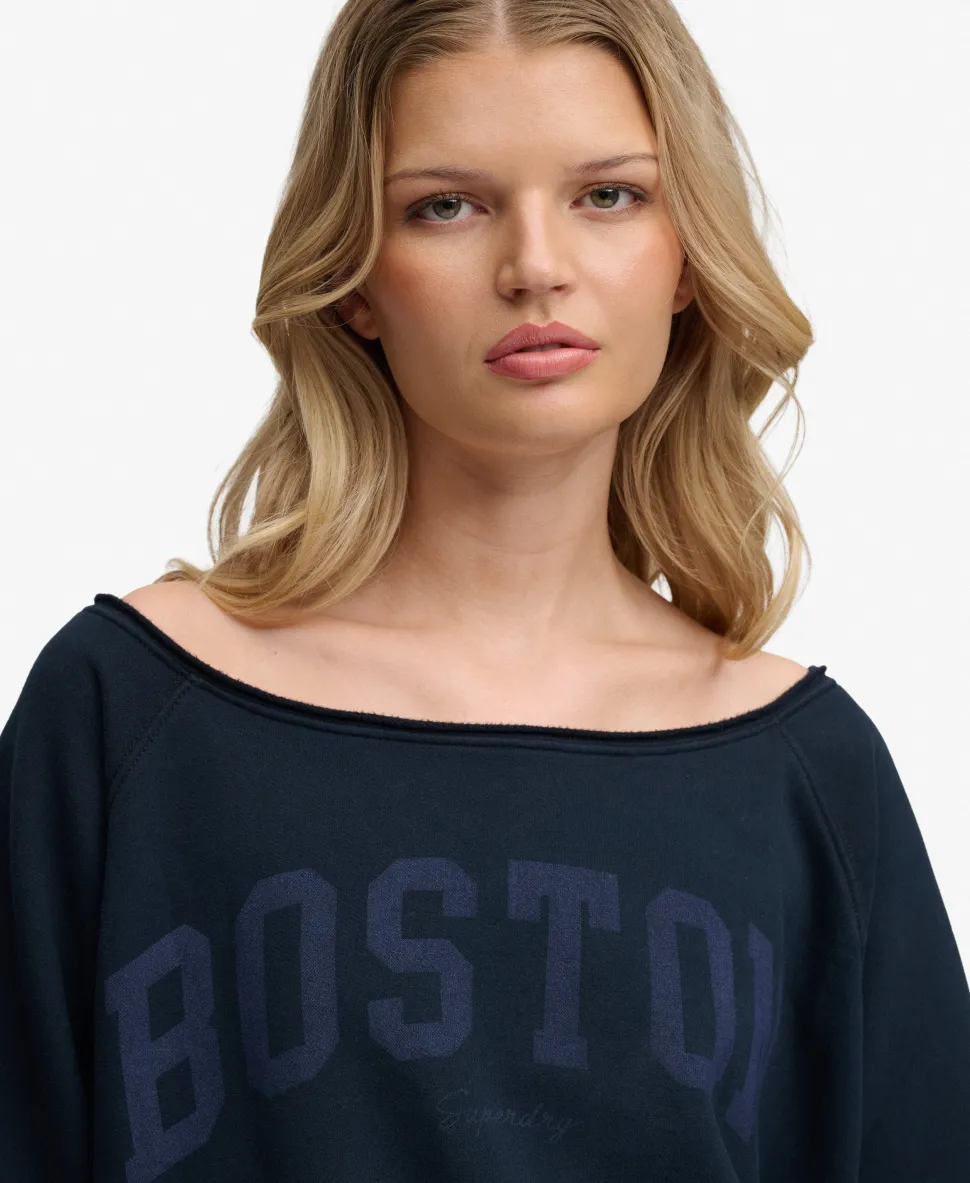 Athletic Essentials Bardot Crew Sweatshirt