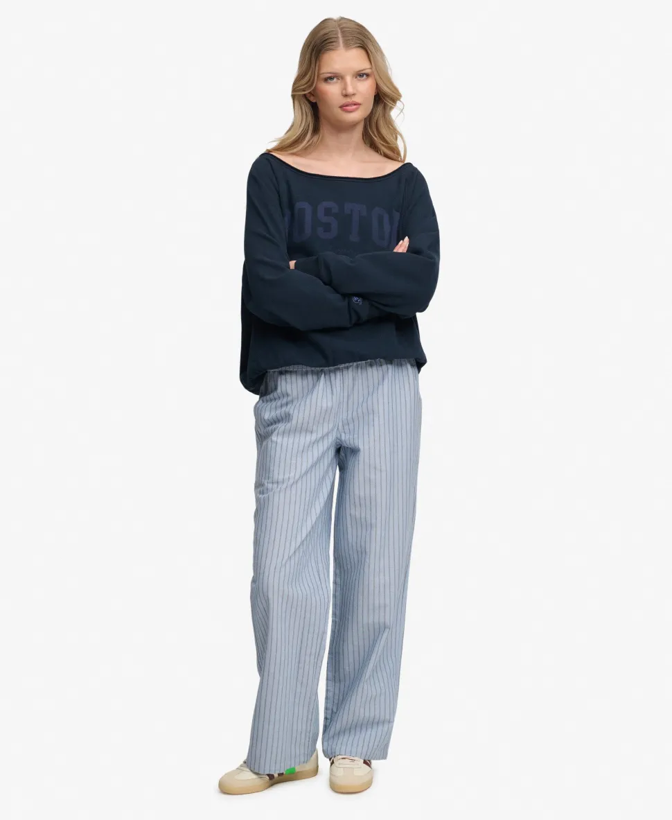 Athletic Essentials Bardot Crew Sweatshirt