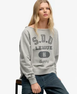 Athletic Essentials Bardot Crew Sweatshirt