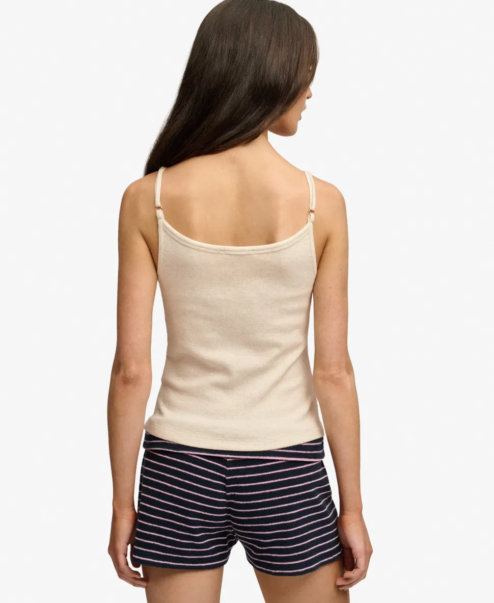 Athletic Essentials Button Down Cami Top