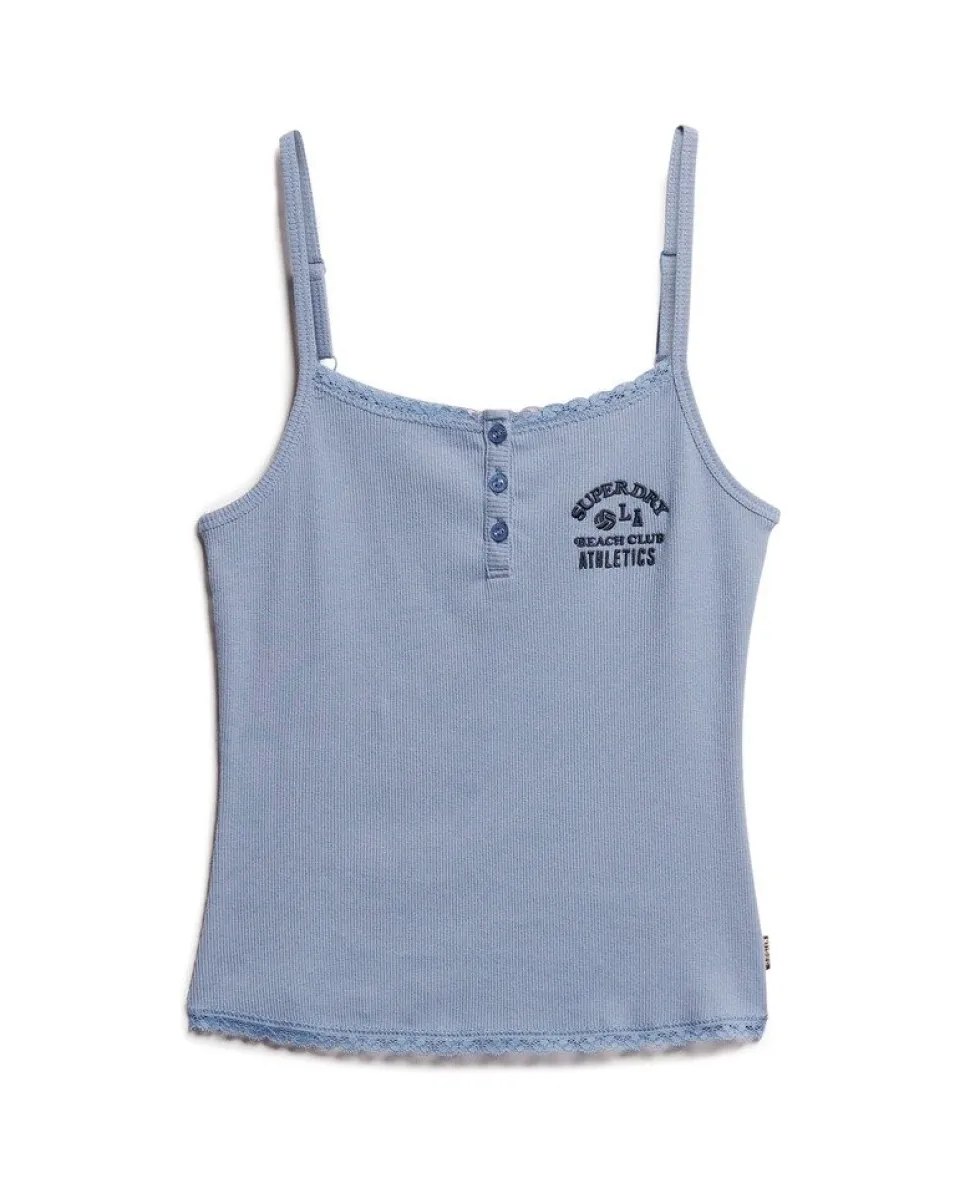 Athletic Essentials Button Down Cami Top