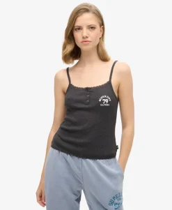 Athletic Essentials Button Down Cami Top
