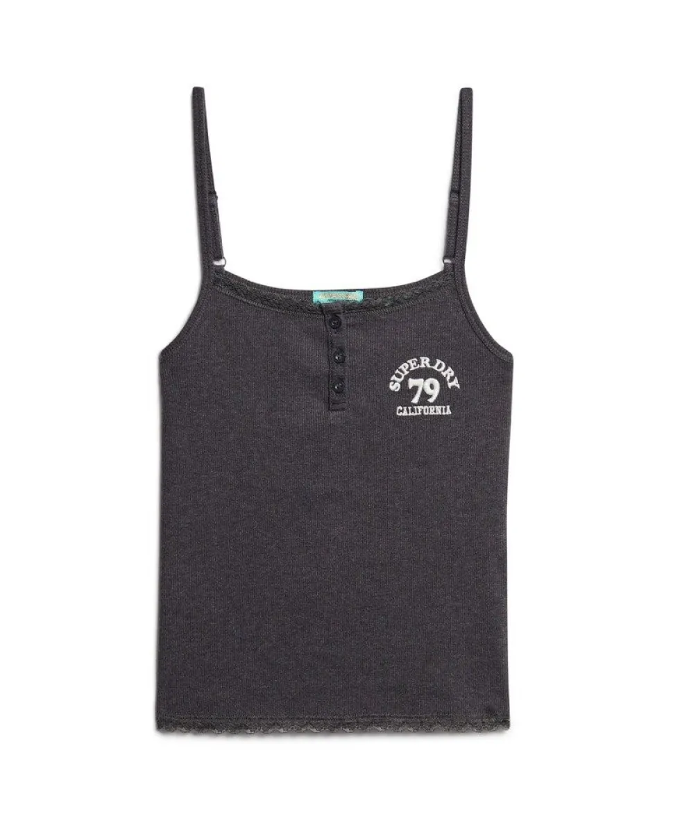 Athletic Essentials Button Down Cami Top