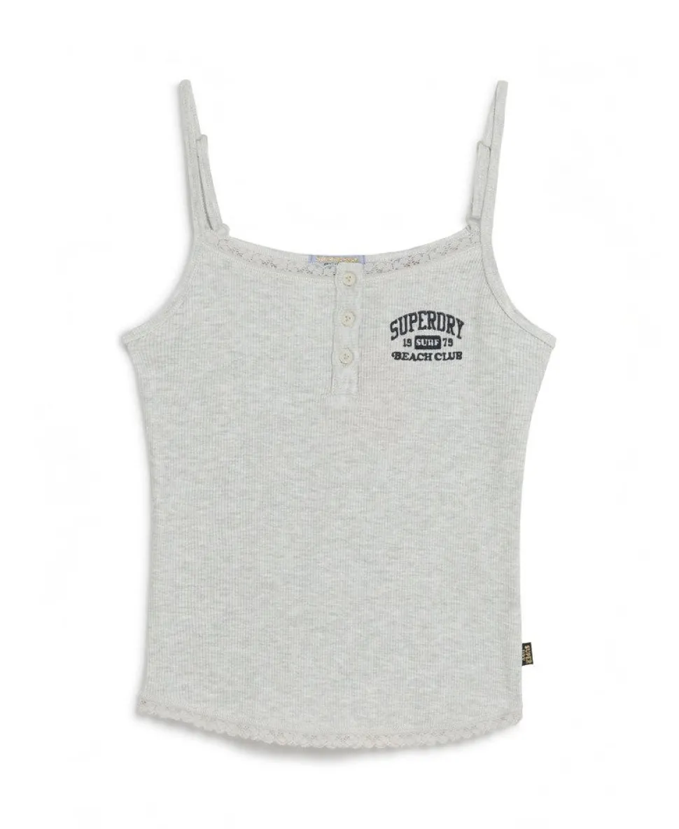 Athletic Essentials Button Down Cami Top