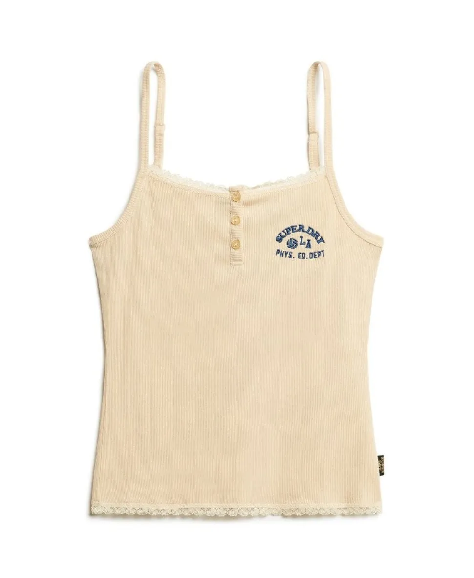 Athletic Essentials Button Down Cami Top