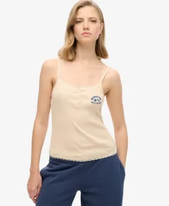 Athletic Essentials Button Down Cami Top