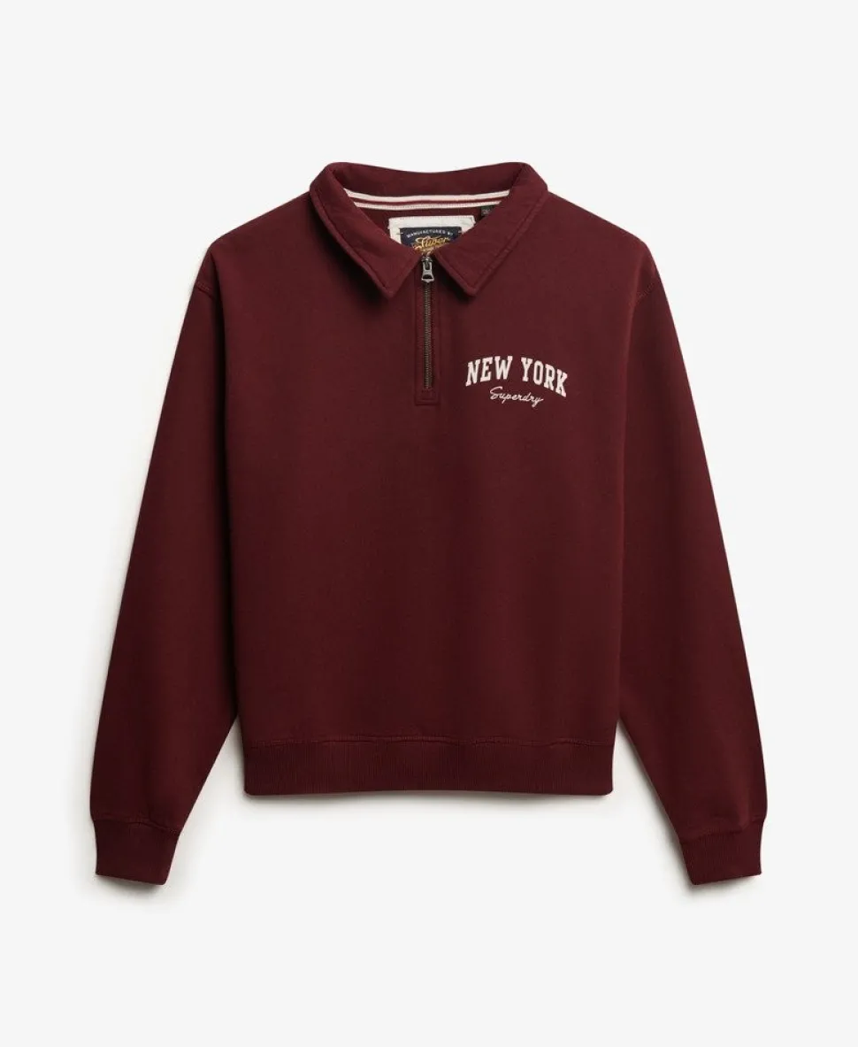 Athletic Essentials Collared Half Zip Sweatshirt