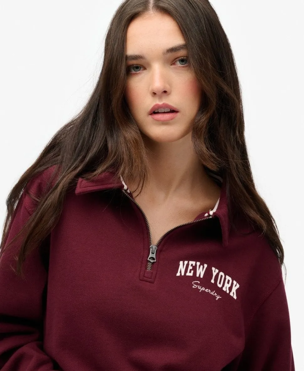 Athletic Essentials Collared Half Zip Sweatshirt