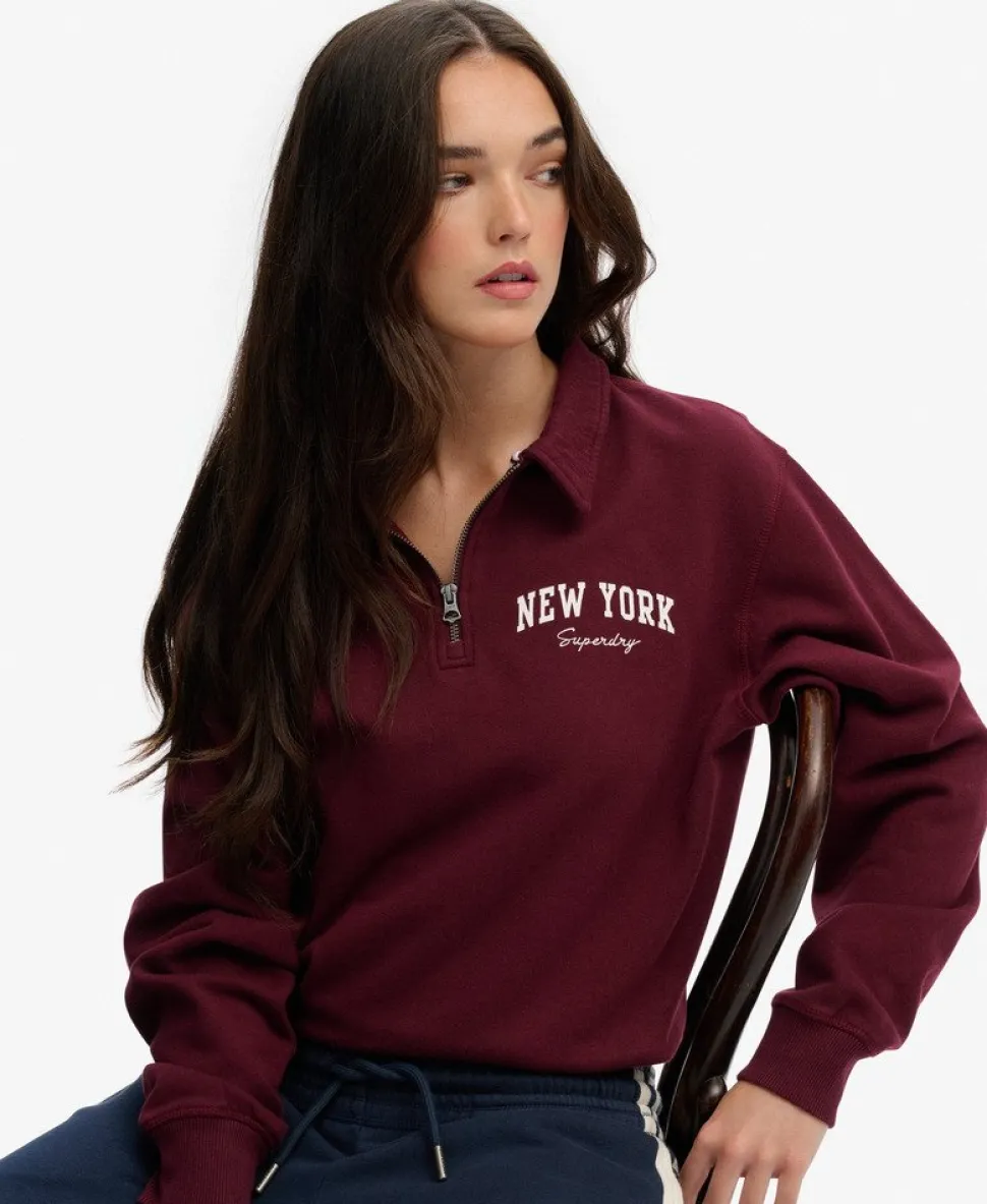 Athletic Essentials Collared Half Zip Sweatshirt