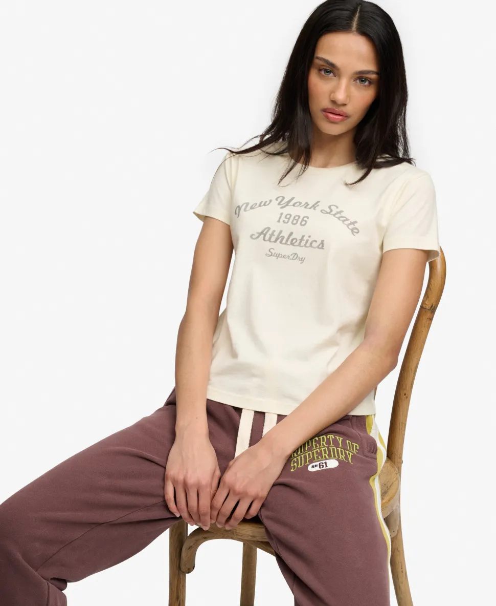 Athletic Essentials Fitted Graphic T-Shirt