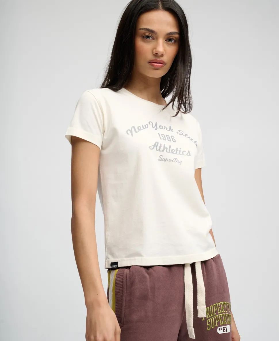 Athletic Essentials Fitted Graphic T-Shirt