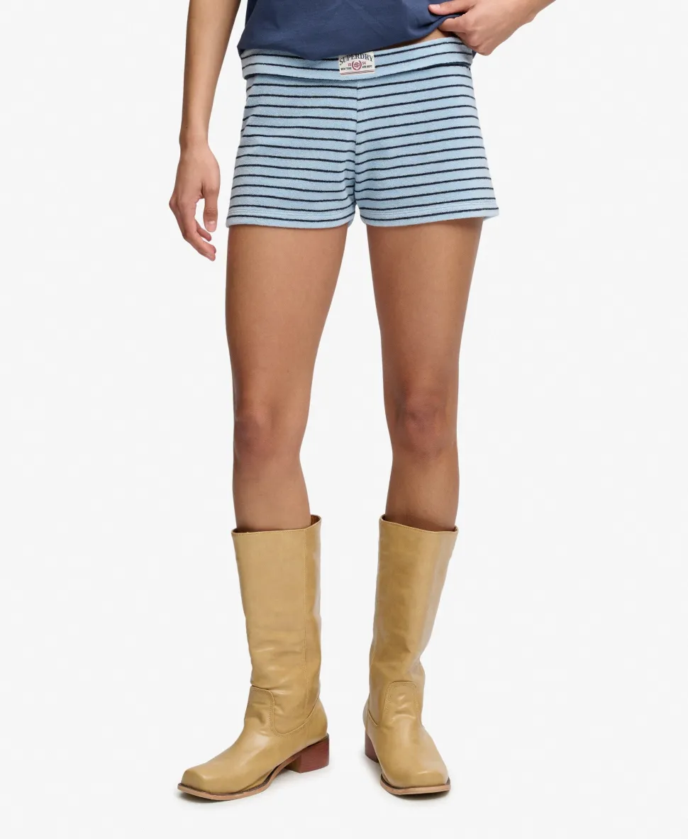 Athletic Essentials Fold Over Towelling Shorts