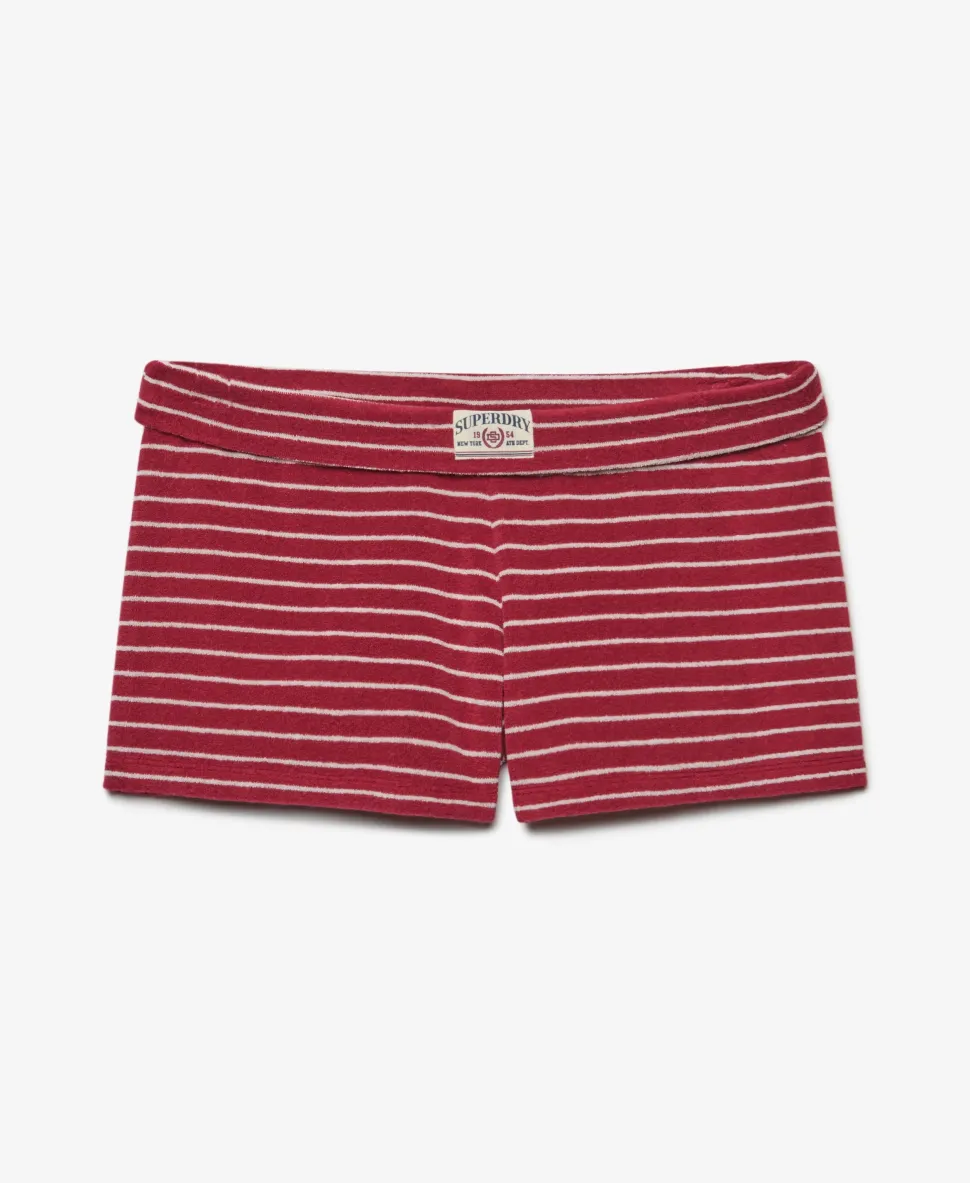 Athletic Essentials Fold Over Towelling Shorts