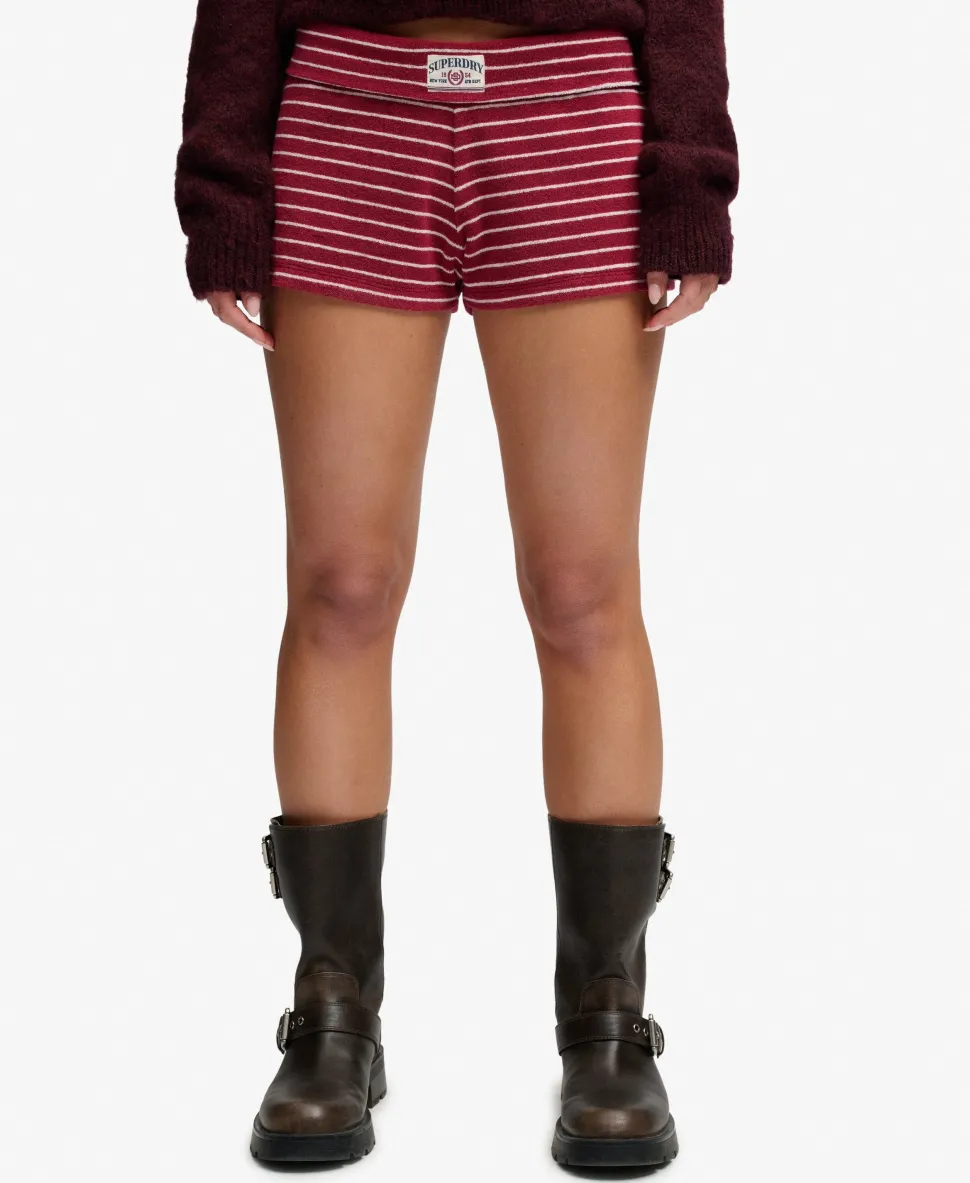 Athletic Essentials Fold Over Towelling Shorts