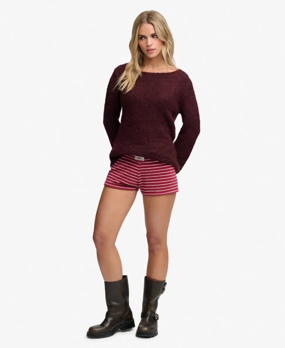 Athletic Essentials Fold Over Towelling Shorts