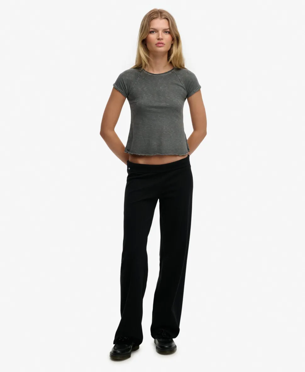Athletic Essentials Fold Over Joggers