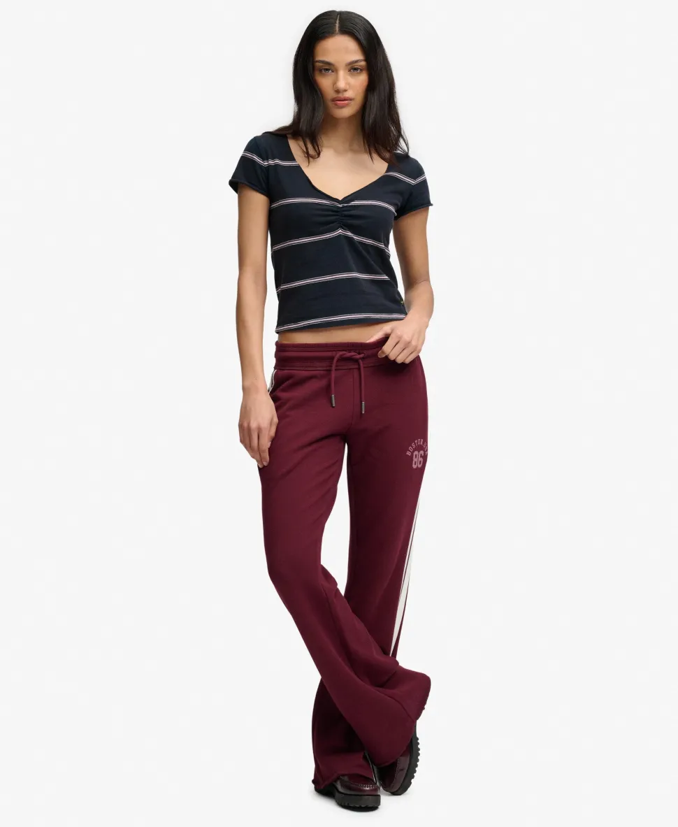 Athletic Essentials Gathered Pattern Top