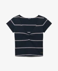 Athletic Essentials Gathered Pattern Top
