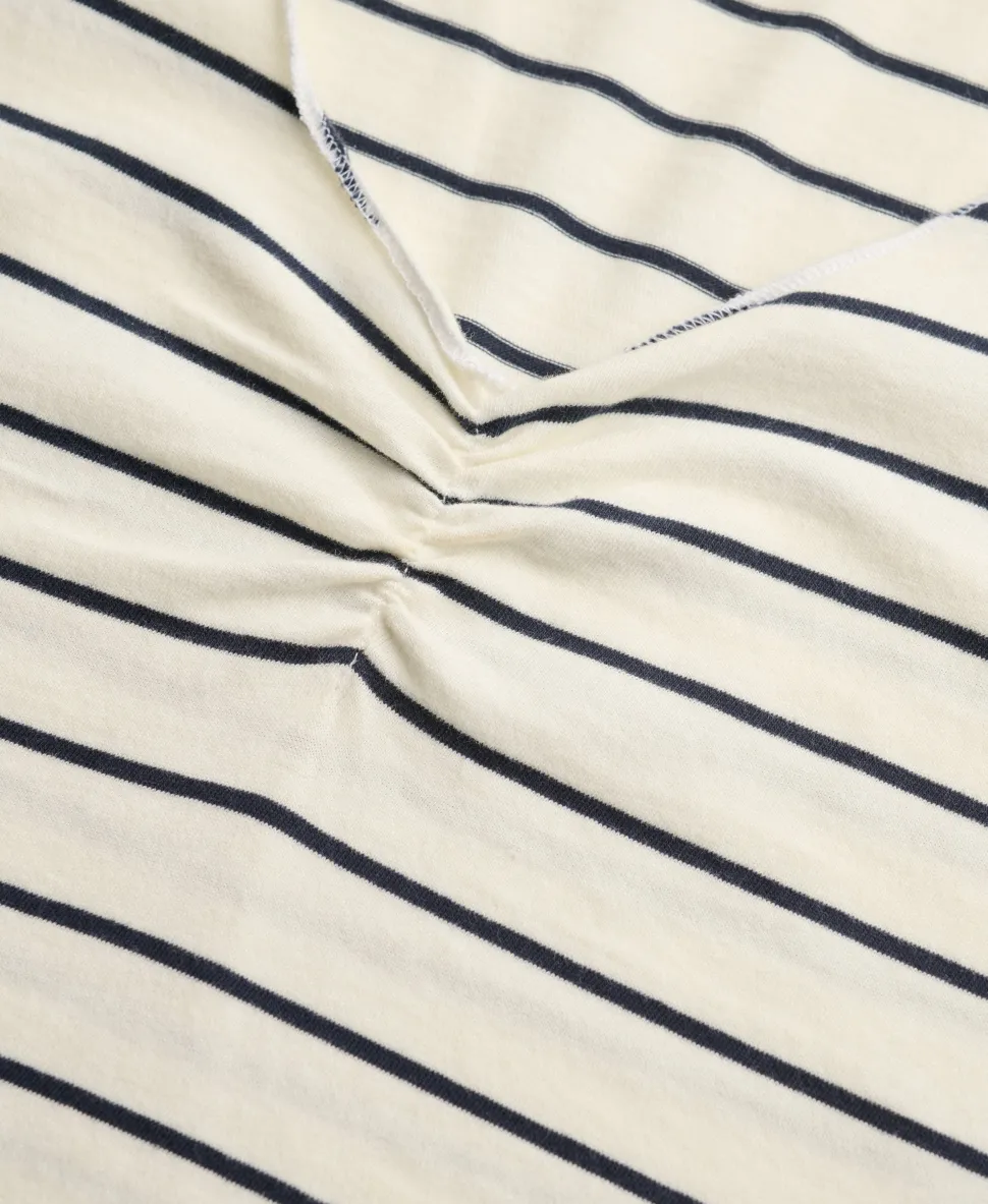 Athletic Essentials Gathered Pattern Top