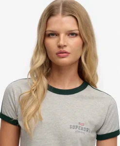 Athletic Essentials Graphic Ringer T-Shirt