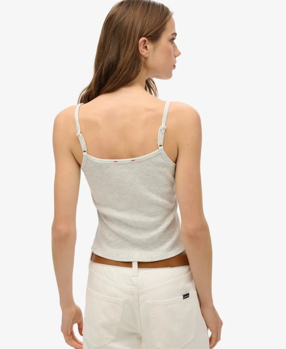 Athletic Essentials Graphic Button Cami